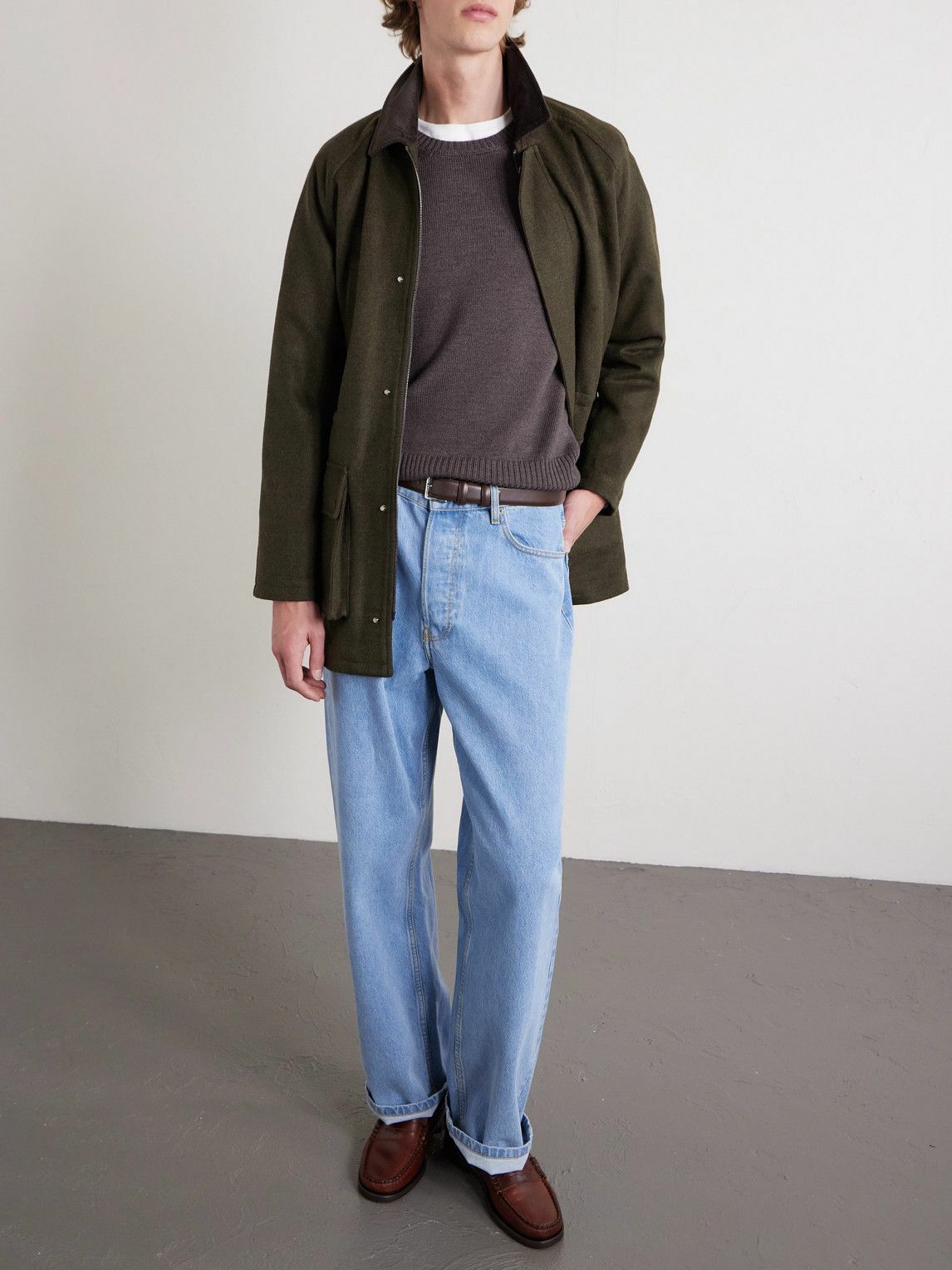 J. Mueser - Merino Wool Sweater - Brown