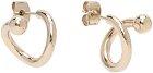 Justine Clenquet Gold Mel Earrings