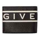 Givenchy Black Reverse Logo Wallet