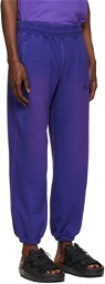 Awake NY Purple Sun-Bleached Logo Lounge Pants