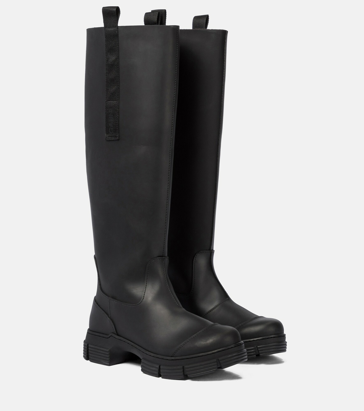 Ganni - Rubber knee-high boots GANNI