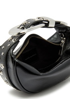 Marc Jacobs The Party Studded Glossed Leather top Handle bag - Black - One Size