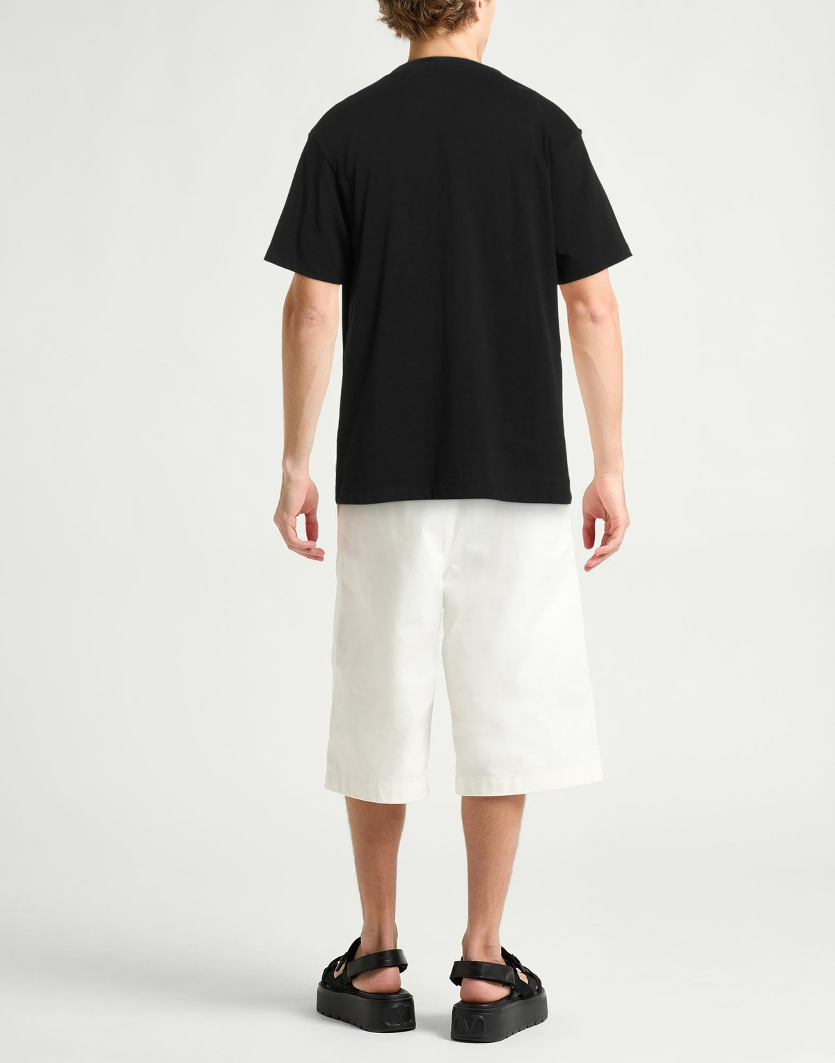 Balmain Mens T-shirt in Black