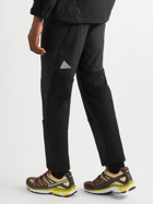 And Wander - Alpha Straight-Leg Stretch-Shell and Polartec® Fleece Sweatpants - Black