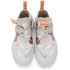 Nike White ISPA OverReact Flyknit Sneakers