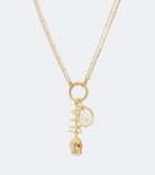 Chloé Chloé embellished pendant necklace