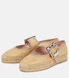 Roger Vivier Babies embellished canvas espadrilles