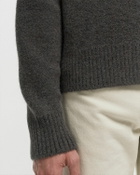Ami Paris Cardigan Ami De Coeur Ecru Grey Zippers & Cardigans