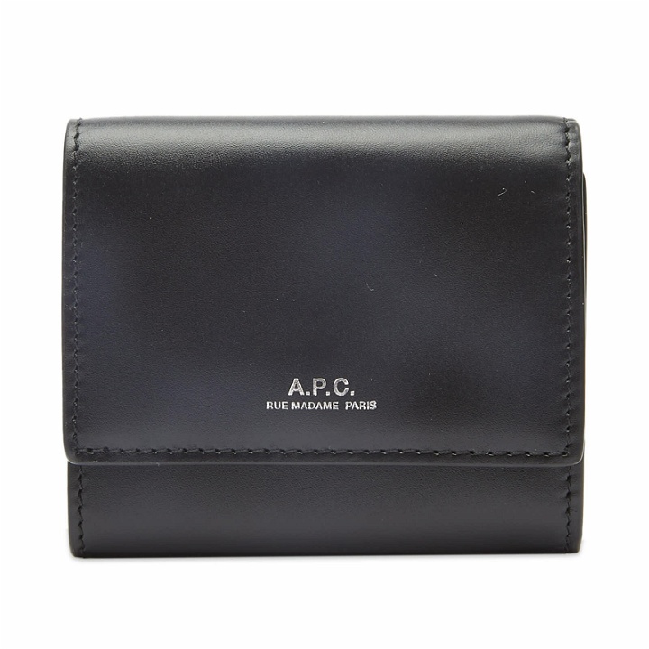 Photo: A.P.C. Men's Lois Compact Card Wallet in Black