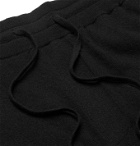 Ermenegildo Zegna - Slim-Fit Tapered Cashmere Track Pants - Black