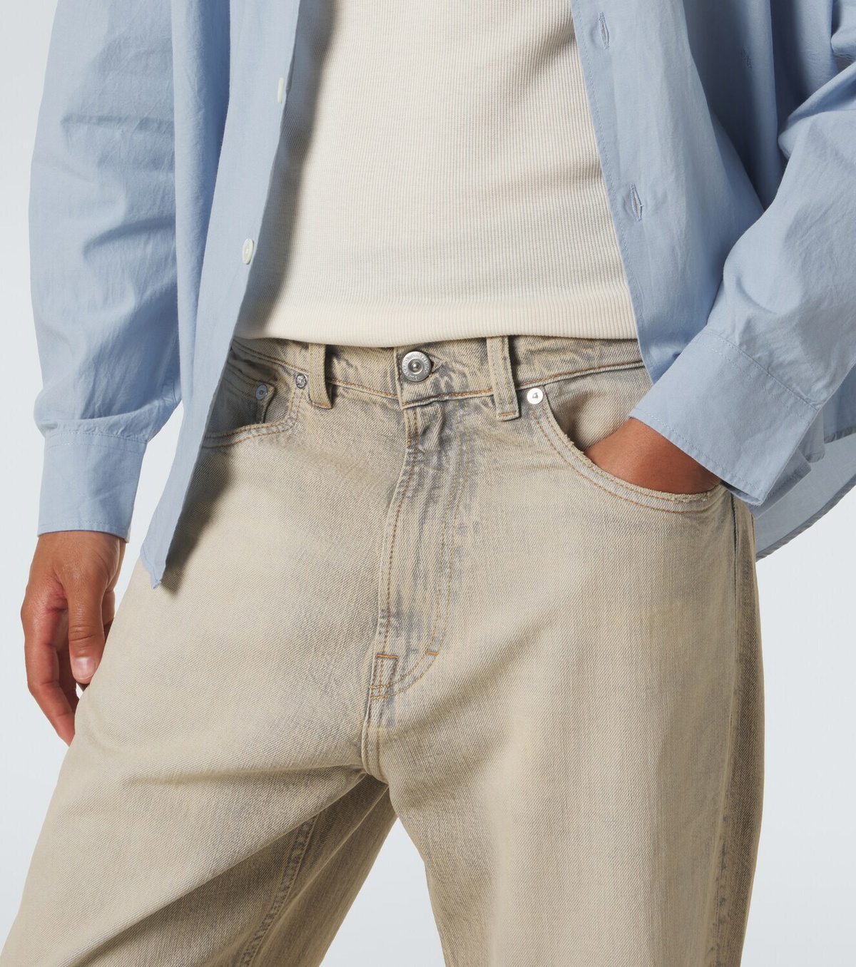 Our Legacy Third Cut faded straight jeans