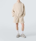 Balenciaga Logo cotton fleece hoodie