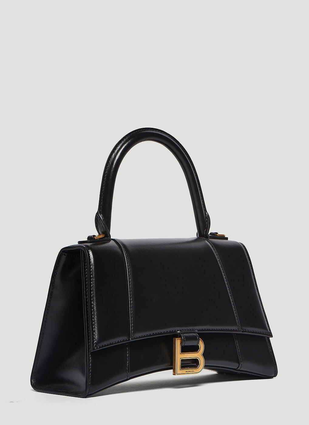 Hourglass Handbag in Black Balenciaga