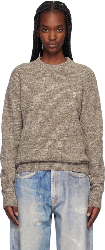 Photo: Études Beige Regular Round Neck Sweater