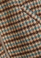 Won Hundred Dutton Houndstooth Brushed Wool-blend Jacket Brown
