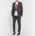 AMI - Grey Slim-Fit Unstructured Wool Suit Jacket - Gray