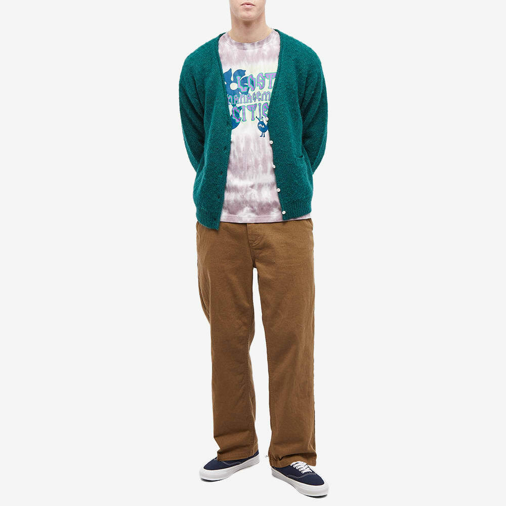 ★ LMC★ LMC STRIPE TIE DYE LONG SLV TEE light brown 0LM22F LMC Men's Long Sleeve Stripe Tie Dye T-Shirt in Light Brown LMC