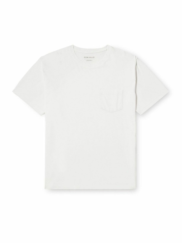 Photo: Peter Millar - Lava Wash Organic Cotton-Jersey T-Shirt - White