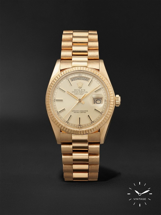 Photo: Wind Vintage - Vintage 1976 Rolex Automatic Day-Date 36mm 18-Karat Gold Watch, Ref. No. 1803