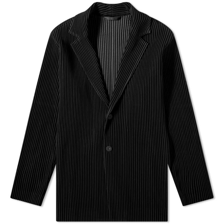 Photo: Homme Plissé Issey Miyake Pleated Single Breasted Jacket