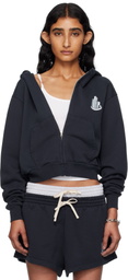 ABRA SSENSE Exclusive Navy Building Hoodie