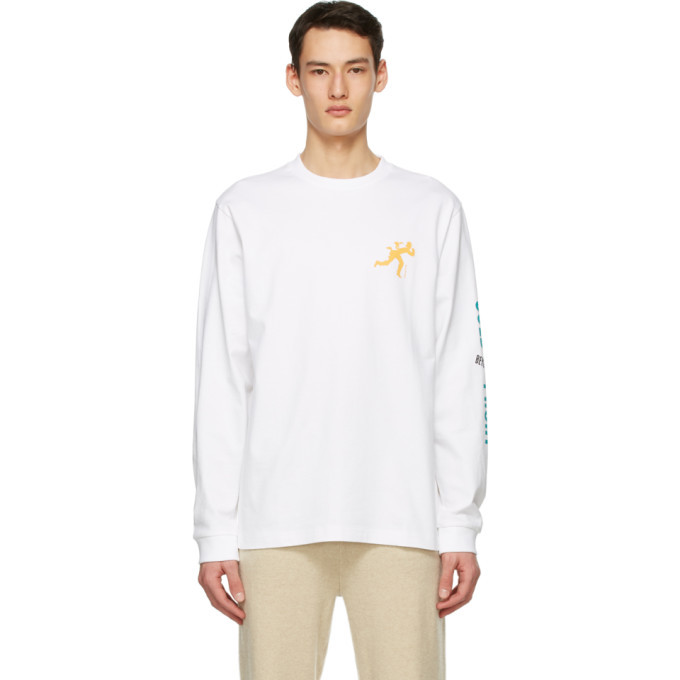 Photo: Acne Studios White Dizonord Edition Cold Front Long Sleeve T-Shirt