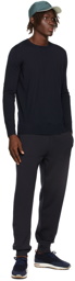 Loro Piana Navy Wool Knit Lounge Pants