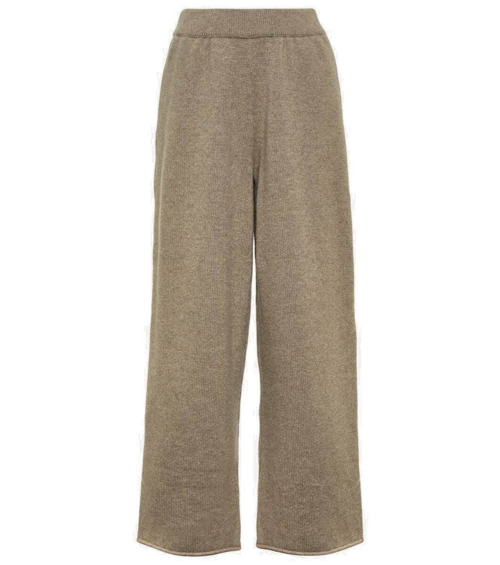 Photo: The Row Emely cashmere wide-leg pants