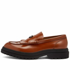 Fred Perry Men's Leather Loafer in Tan