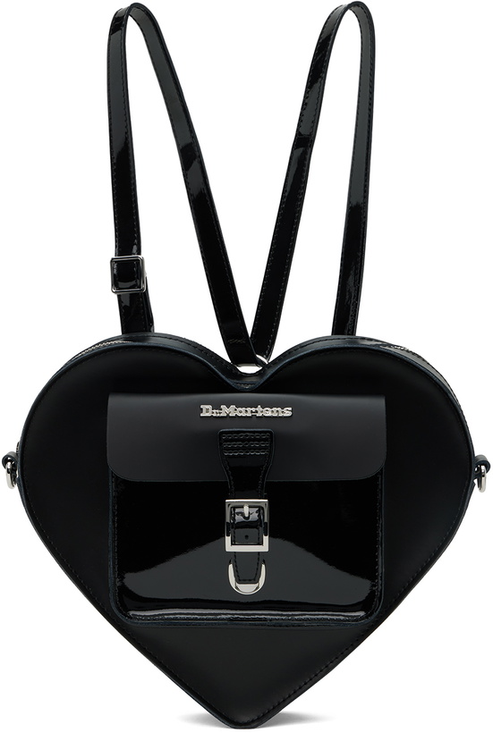 Photo: Dr. Martens Black Heart Shaped Leather Backpack