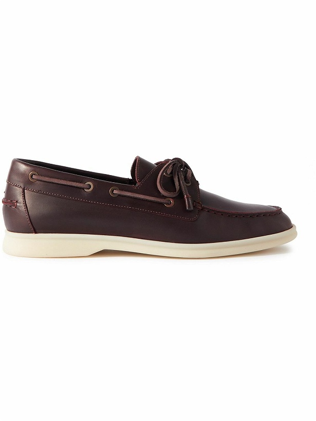 Photo: Loro Piana - Leather Loafers - Brown