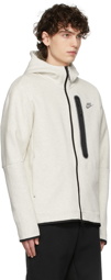 Nike Beige NSW Tech Fleece Hoodie