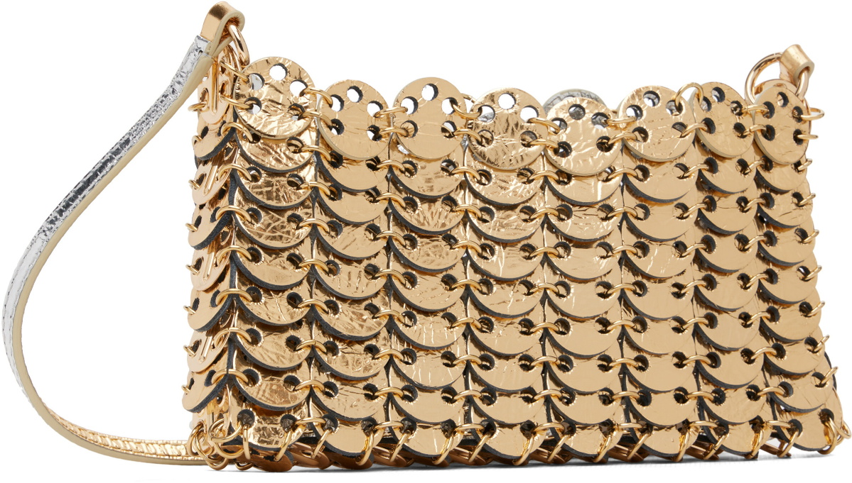 Rabanne Gold Calfskin Bag