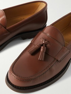 Brunello Cucinelli - Tasselled Leather Loafers - Brown