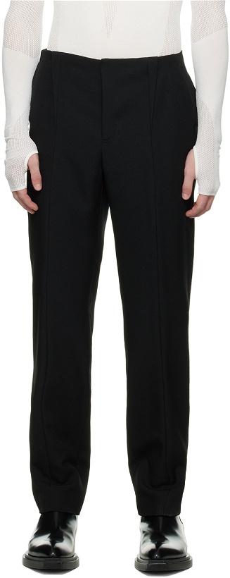 Photo: Dion Lee Black Tapered Trousers