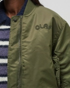 ØLÅF REVERSIBLE BOMBER JACKET Green Women