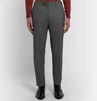 Canali - Grey Slim-Fit Nailhead Wool Trousers - Gray