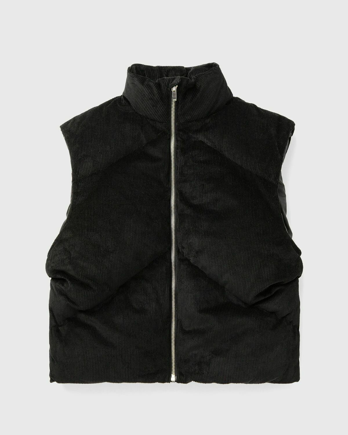 Rough. CORDUROY PUFFER VEST Black Men