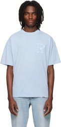 Represent Blue Western Initial T-shirt