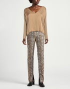 Manila Grace Womens Top Camel