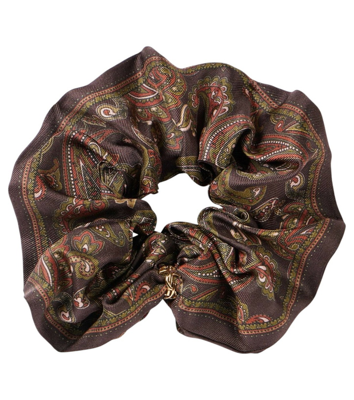 Photo: Saint Laurent Paisley silk scrunchie