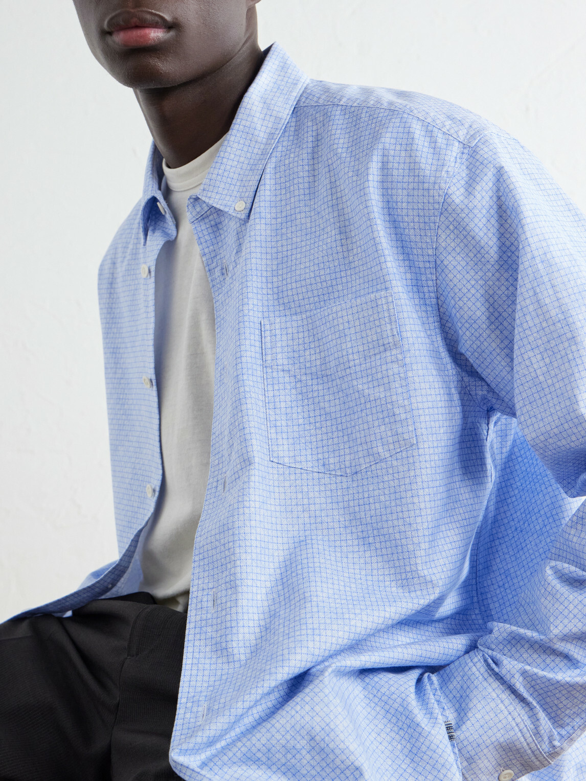 Visvim - Beiler Checked Cotton Oxford Shirt - Blue