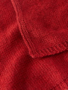 Anderson & Sheppard - Muskox, Wool and Silk-Blend Scarf - Red