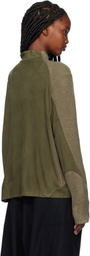 POST ARCHIVE FACTION (PAF) Khaki 7.0 Right Sweatshirt