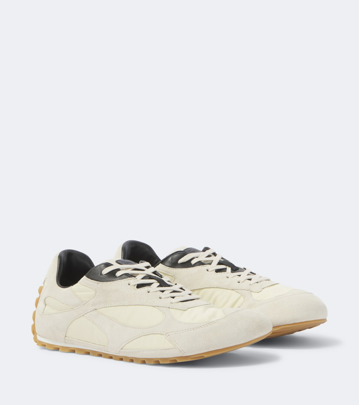 Bottega Veneta Orbit Flash suede-trimmed sneakers