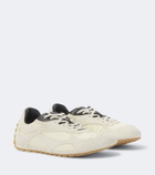 Bottega Veneta Orbit Flash suede-trimmed sneakers