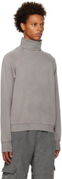 Les Tien Gray Raglan Turtleneck