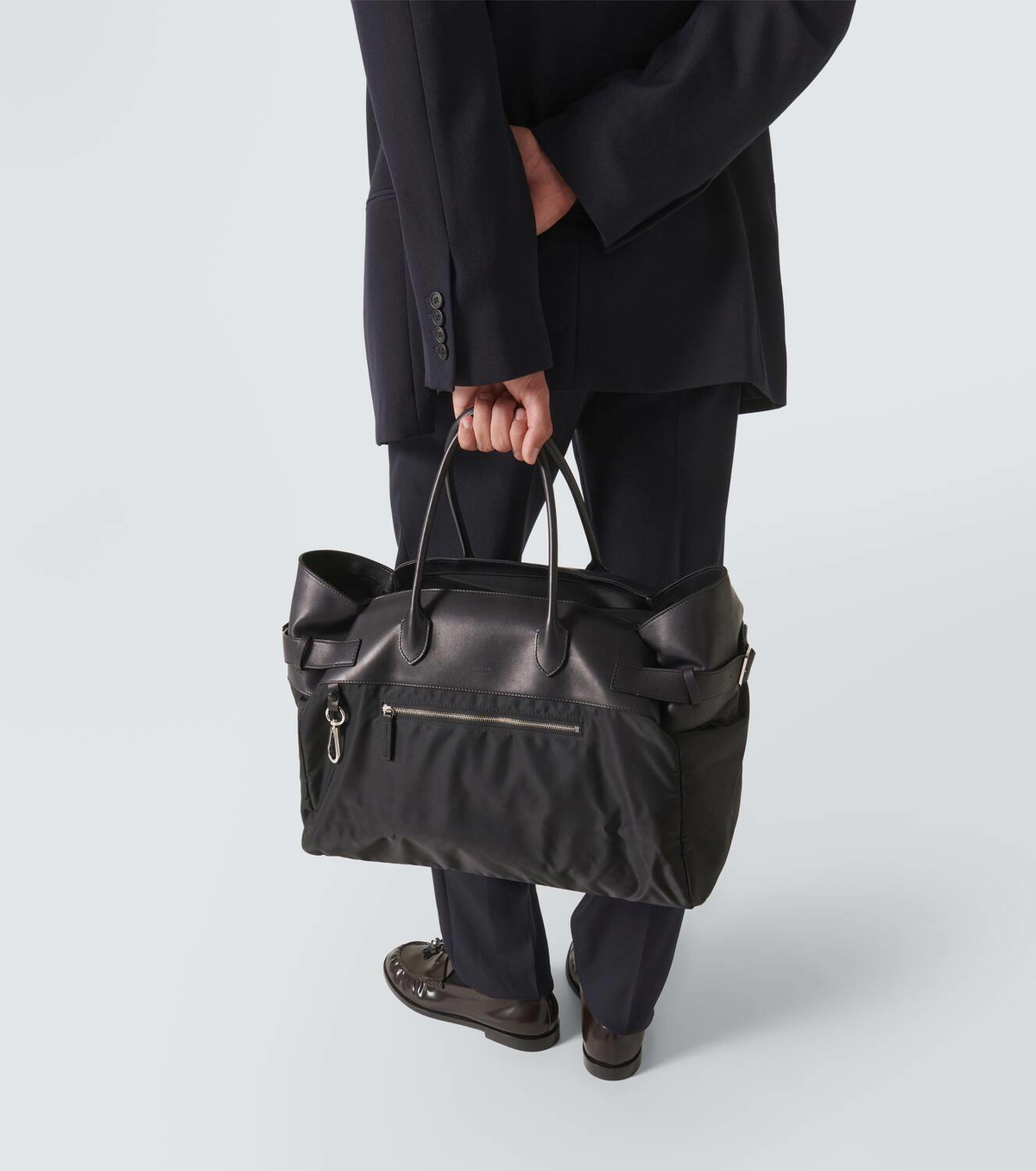 THE ROW MARGAUX 17 トートバッグ INSIDE-OUT The Row Margaux 17 Inside-Out canvas tote bag The Row
