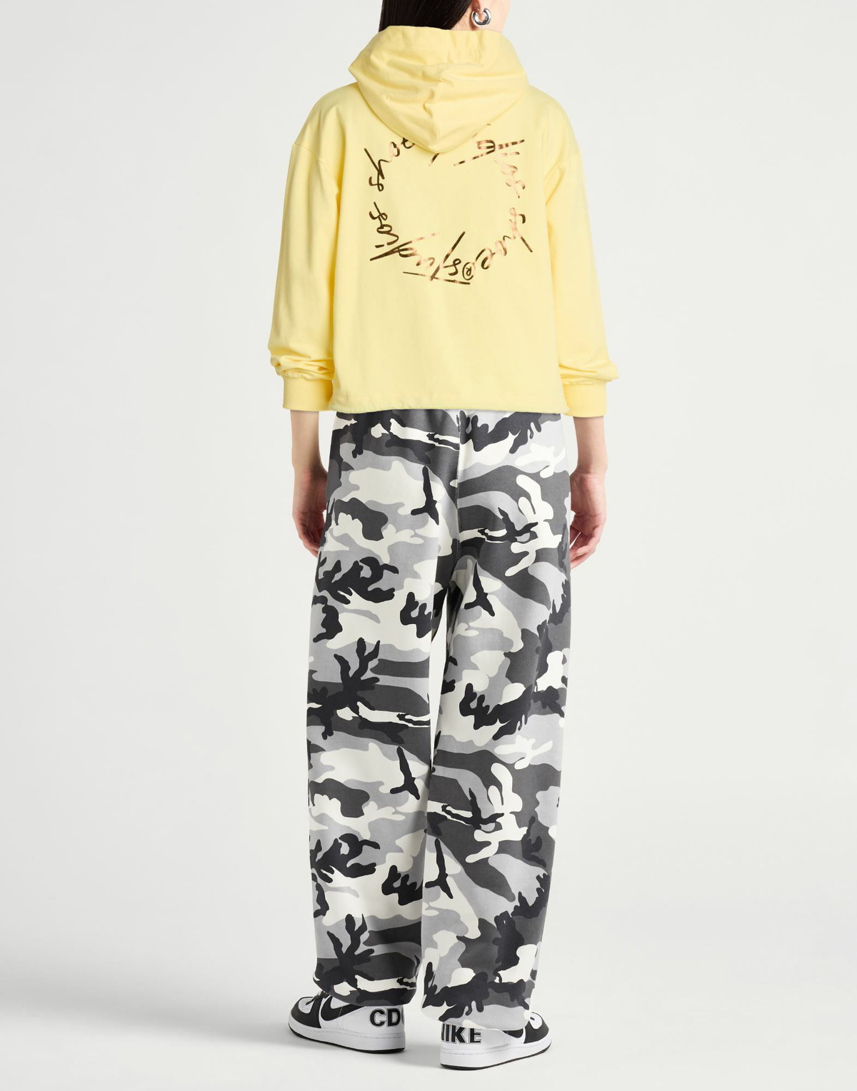 Shoe Womens Sweatshirt Pastel in Yellow