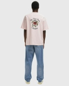 Drôle de Monsieur Slogan Rose Tee pink Mens Shortsleefe